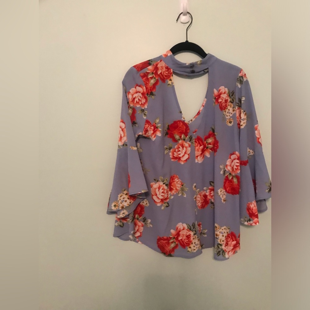 Peppermint Floral blouse